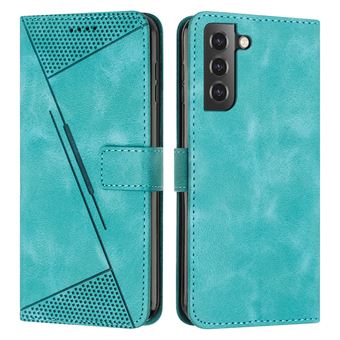 Capa FOXDOCK para Samsung Galaxy S22 Plus | Pele | Flip | 3 Compartimentos para Cartões | Verde - 1