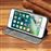 Capa PU estilo retro cinzento para Apple iPhone 8 Plus/7 Plus_3
