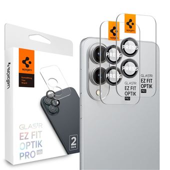 Protetor de Ecrã para Telemóvel Spigen GLAS.tR EZ Fit Optik Pro HD | Preto - 1