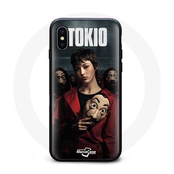 Capa Maniacase para Iphone XS Max La Casa de Papel Tokyo Máscara - 1