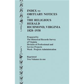 Guide To The Manuscript Collections Of The Virginia Baptist Historical Society, Supplement No - 1