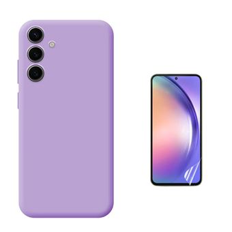 Kit Película Hydrogel Frente + Capa Silicone Líquido Phonecare para Samsung Galaxy A36 | Roxo - 1