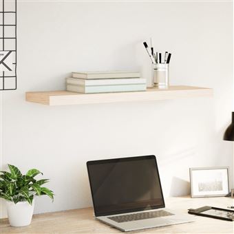 Prateleira flutuante vidaXL | 80x23,5x4 cm | derivados de madeira - 1