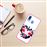 Capa Hapdey para Samsung Galaxy A40 2019 Design Bandeira do Reino Unido em Forma de Coração em Silicone Flexível e TPU Cor-de-Rosa_1