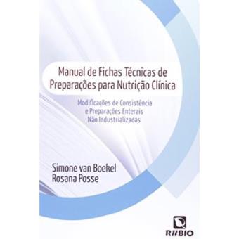 Manual De Fichas Técnicas De Preparações Para Nutrição Clínica - 1
