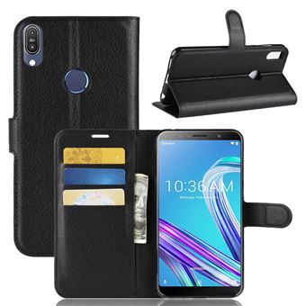 Capa PU Magunivers preto para Asus Zenfone Max Pro (M1) ZB601KL - 1