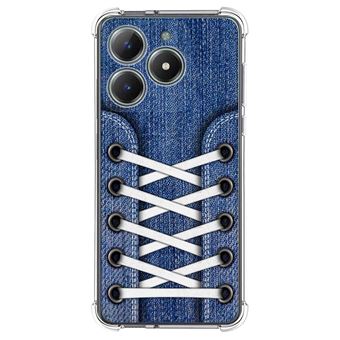 Capa TUMUNDOSMARTPHONE de silicone à prova de choque para Realme Note 60 Sneakers Design 01 Desenhos - 1