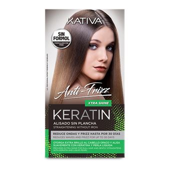 Hair Strengthening Remedy KATIVA Anti Frizz XTRA SHINE - 1