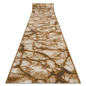 Passadeira RugsX BCF Morad Marmur | Mármore Bege / Ouro Cinza | 80 cm | 80X690 cm - 1