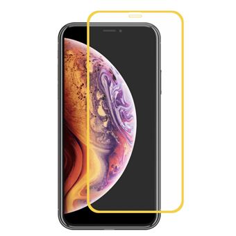 Protetor de Ecrã de Vidro Temperado Magunivers 0,26 milímetros 2.5D 9H amarelo para Apple iPhone XR 6.1 inch