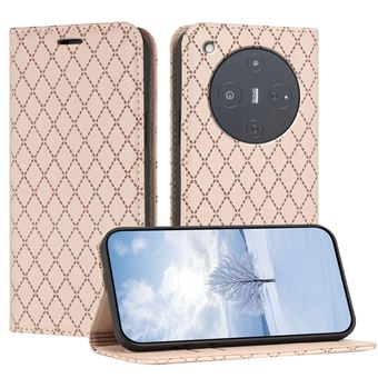 Capa ZURSANA para ZTE Nubia P9 Pro 5G | Pele PU | Suporte para Cartões | Aba de Proteção | Bege - 1