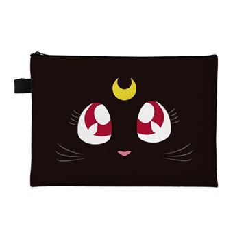 Porta Documentos Sunny Holiday Sailor Moon Luna - Preto - 1