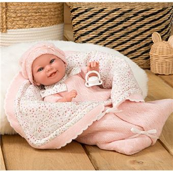 Boneca Arias Elegance Babyto com Chupeta | 35 cm - 1