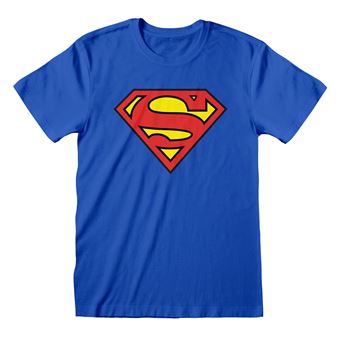 Camisola de Manga Curta Superman Logo | XL - Azul - 1