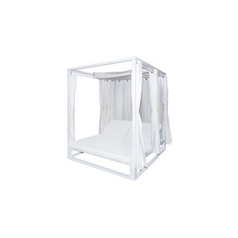 Cama DUDECO Balinesa Luana | Alumínio | Branco - 1