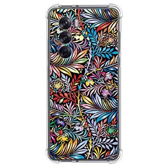 Capa de silicone TUMUNDOSMARTPHONE anti-choque para Oppo Reno 12 Pro 5G | Design Flores 04 - 1