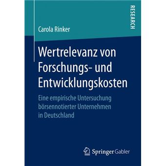 Wertrelevanz Von Forschungs- Und Entwicklungskosten