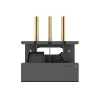 Conjunto de Ferramentas para Lareira OutInFire | 3 Peças | Aço e Madeira - Set 1 - 1