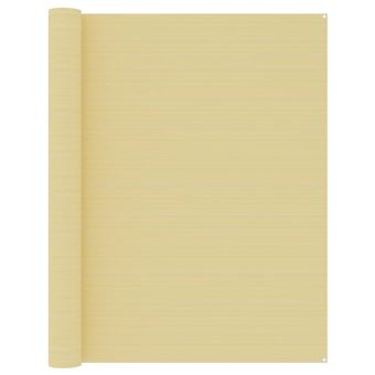 Tapete de Campismo vidaXL para Tenda | 250x500 cm | Bege - 1