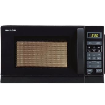 Micro-ondas Sharp R-642BKW | 20 L | 800 W | Preto - 1