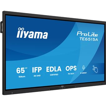 Ecrã de Sinalização iiyama TE6515A-B1AG | 4K UHD | 64,5'' | 163,8 cm - 1