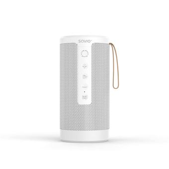 Altifalante Savio BS-032 portable bluetooth wireless speaker 10W white | Branco - 1
