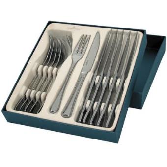 Faqueiro Magefesa - Mod. 610 - Faca + Garfo De Carne - 12 Peças - 1