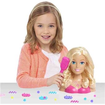 Barbie Busto Maquiagem Sparkle com Maquiagem Salão - Mattel