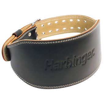 Cinto para Levantamento de Peso Harbinger 6&quot; Padded Leather M Camurça - 1