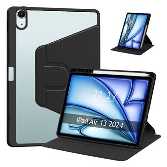 Capa TUMUNDOSMARTPHONE | giratória | Smart Cover | para Apple iPad Air 2024 de 13" M2 | Preto - 1