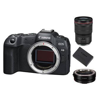 Canon EOS R8 Body+EF-EOS R Mount Adapter+ LP-E17 Battery+Canon RF 15-35mm f2.8L IS USM - 1