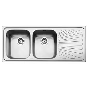 Lava-Loiça Smeg SP116D | 2 Cubas | Aço inoxidável - 1