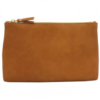 Nécessaire Bi-Joy | Pele Sintética | Camel - 1