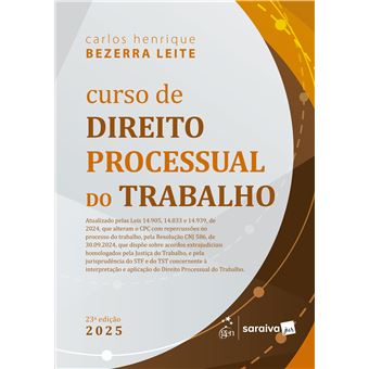 Curso De Direito Processual Do Trabalho - 23 Edição 2025 - 1