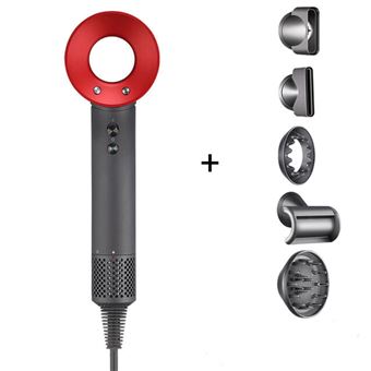 Secador de Cabelo Profissional Arzopa® DYS 5 en 1 para Todos os Tipos de Cabelo | Super Sónico | Vermelho - 1