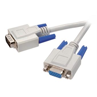 Cabo Vga Vivanco Monitor connection extension lead, standard | Branco - 1