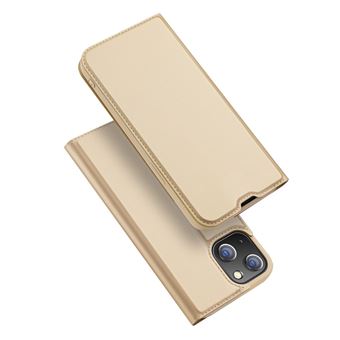 Capa Livro Dux Ducis para Iphone 13 Mini Dourado - 1