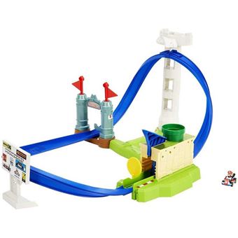Pista Mattel Hot Wheels Circuit Slam Mario Kart - 1