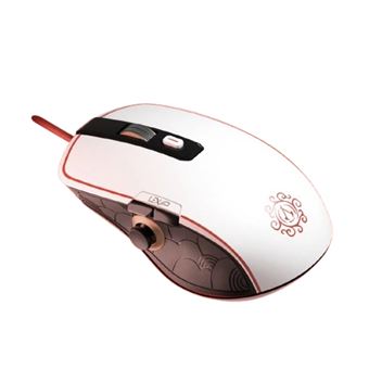 Rato Gaming com Fios Lexip Assassin's Creed Shadows | 12000 DPI | Dourado, Vermelho, Branco - 1