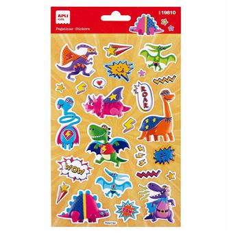 Autocolantes Apli Kids Super Heróis Dinossauros | 1 Folha - 1