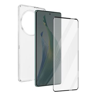 Capa Bigben para Honor Magic 5 Lite 5G Suave Transparente Vidro Temperado 9H - 1