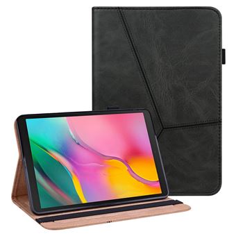 Capa PU à Prova de Choque com Suporte e Suporte de Cartão e Pulseira preta Magunivers para Samsung Galaxy Tab A 10.1 (2019) SM-T510 (Wi-Fi) - 1