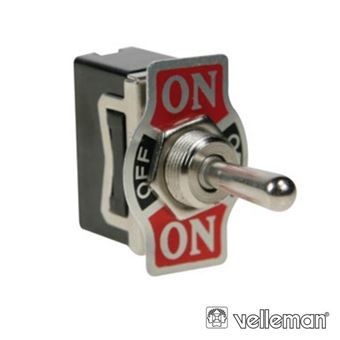 Interruptor Alavanca Velleman Spdt 1P On-Off-On 10A/250V Modelo Econo - 1