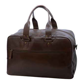 Saco de Viagem em Pele Genuína MP ADVENTURE C29P023 em Castanho Ruf - 1