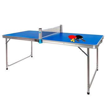 Mesa dobrável de Ping Pong Ocio Trends | 120 x 60 x 70 cm com raquetes e bolas - 1