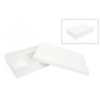 Caixa para Batizado Lacada LG | 38X25X7.5cm | Branca 871075 - 1