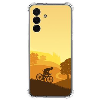 Capa TUMUNDOSMARTPHONE de Silicone à Prova de Choque para Samsung Galaxy A36 5G Desenhos de design de ciclista - 1