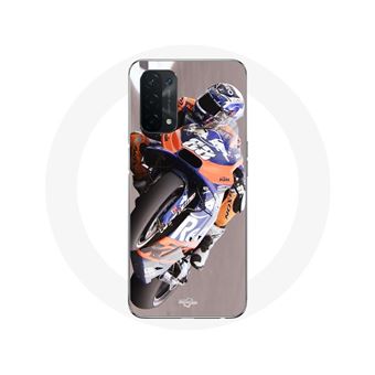 Capa Maniacase para Oppo A74 5G com Miguel Oliveira na equipa Aprilia no Moto GP, com o número 88 - 1
