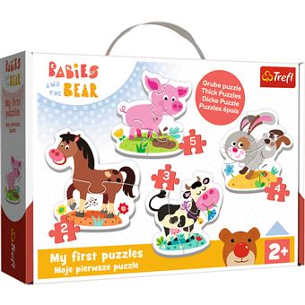 Puzzle Trefl Vaca, Cavalo, Porco, Coelho 36127 - 1