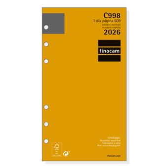 Recarga para Agenda Finocam 201330026 | Amarelo - 1